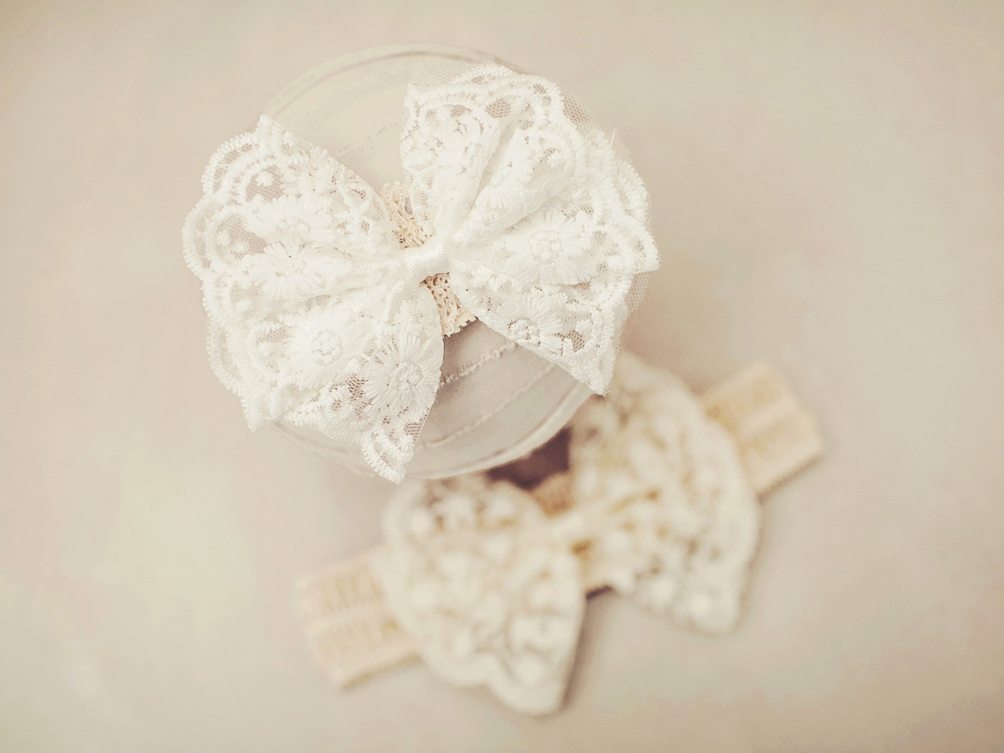 Amy Lace Bow Headbands
