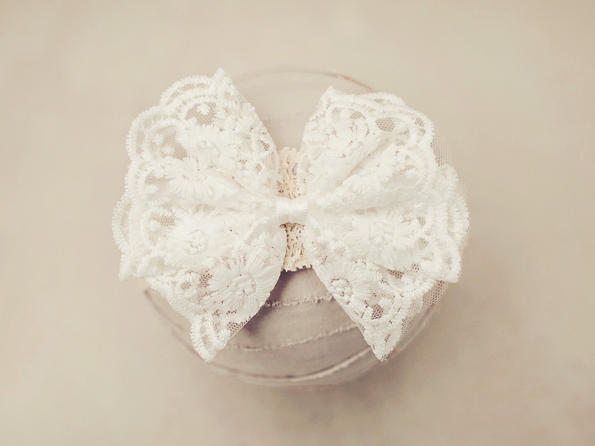 Amy Lace Bow Headbands