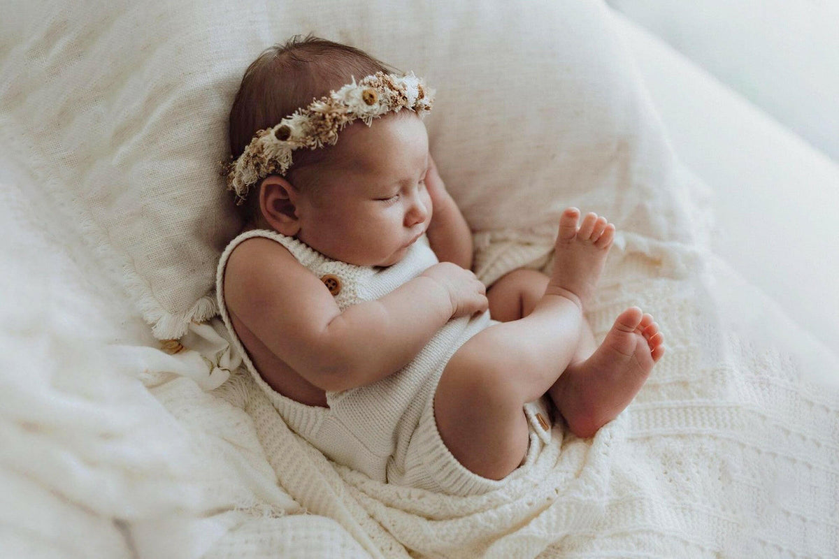 Aubrey Knit Rompers - Newborn Photography Props