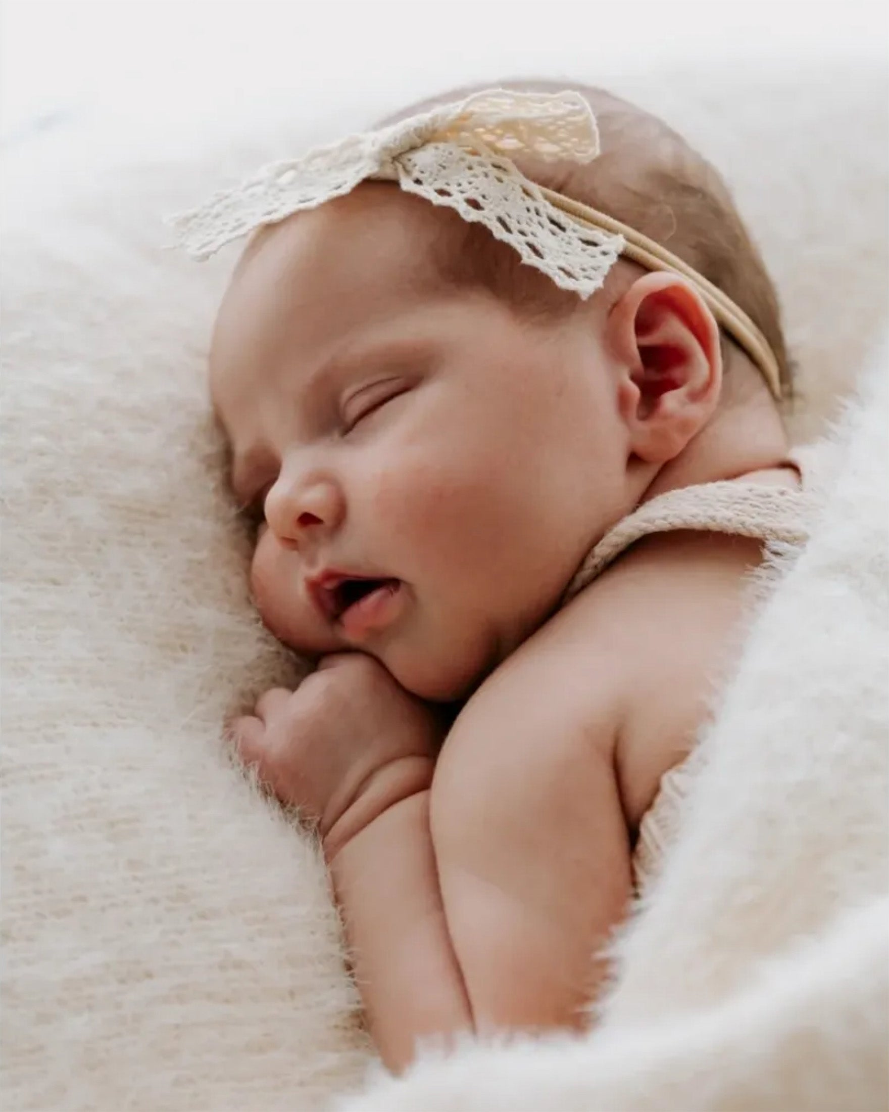 Antique Lace Bow Headbands