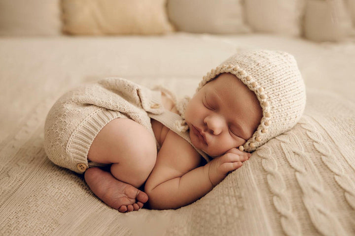 Aria Knit Rompers - Newborn Photography Props