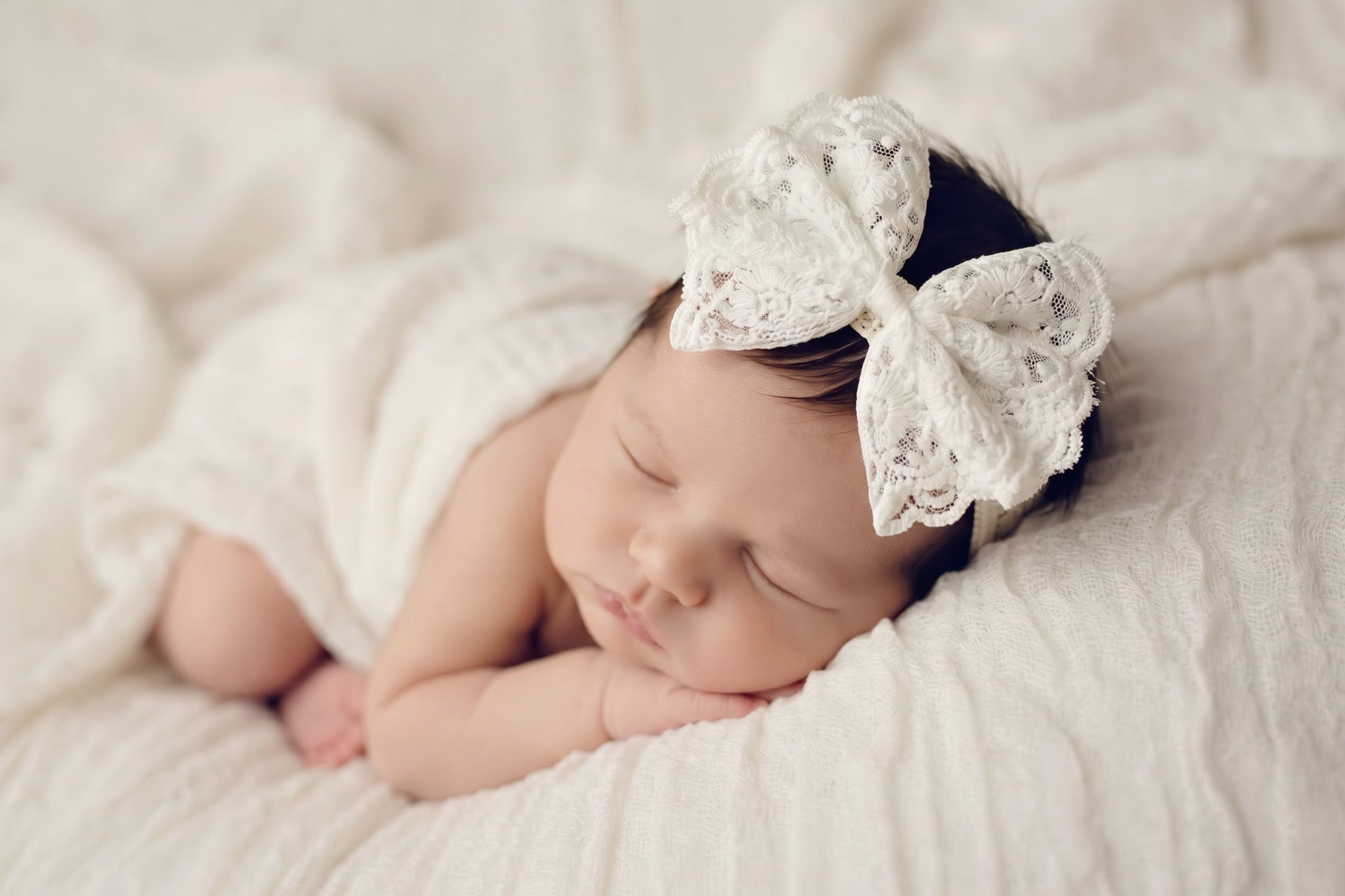 Amy Lace Bow Headbands
