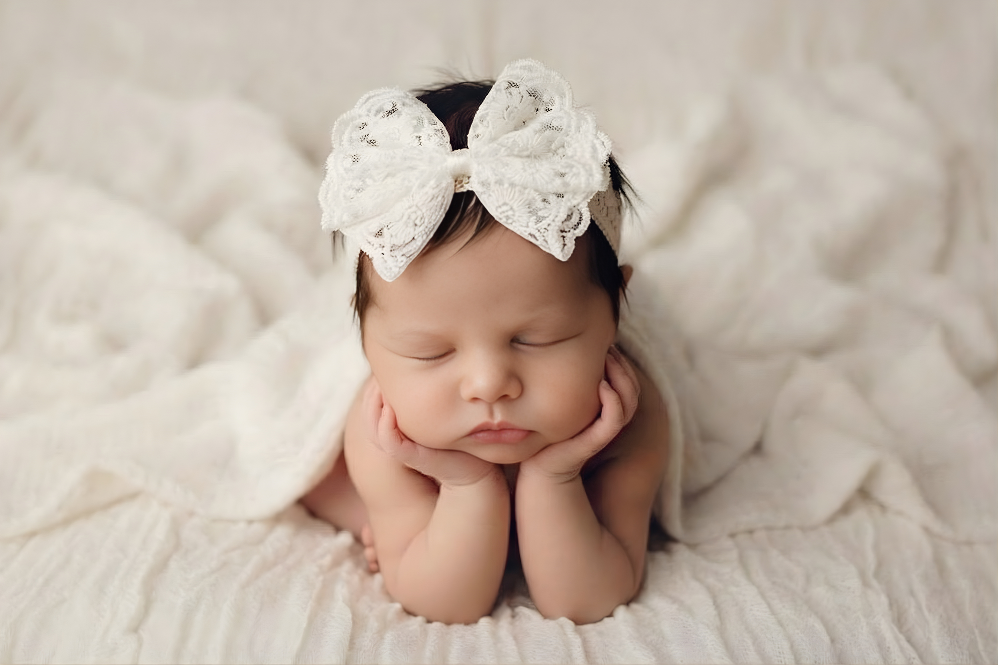 Amy Lace Bow Headbands