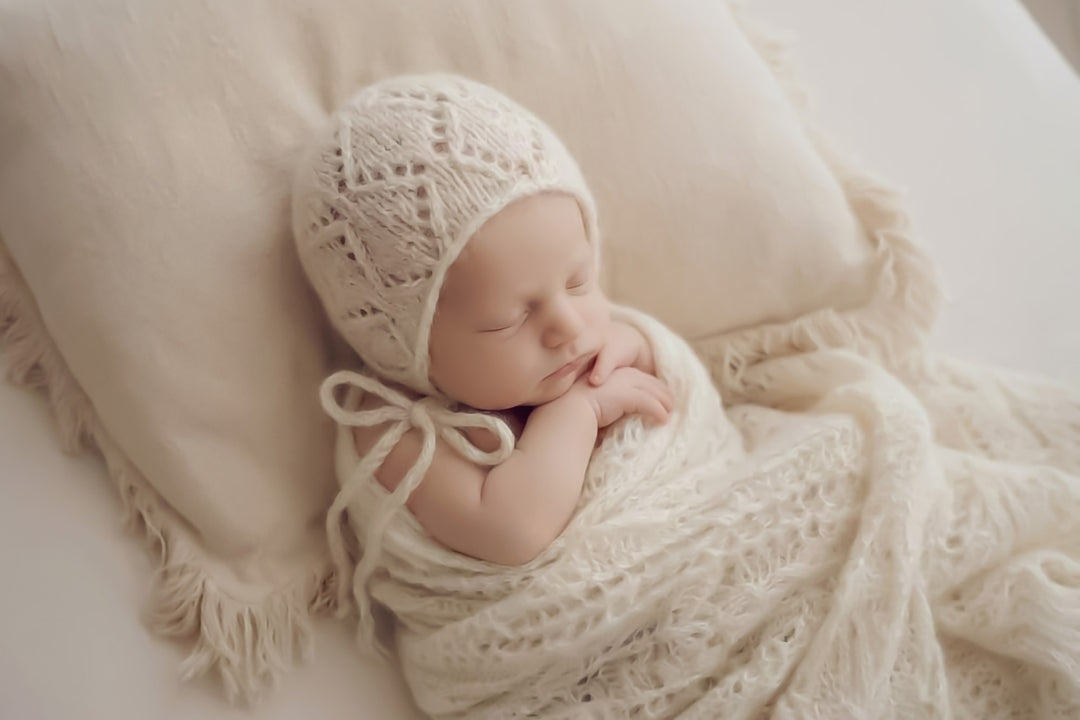 Angora Patterned Bonnets