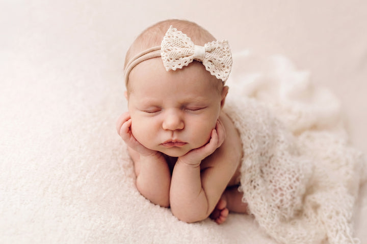 Antique Lace Bow Headbands