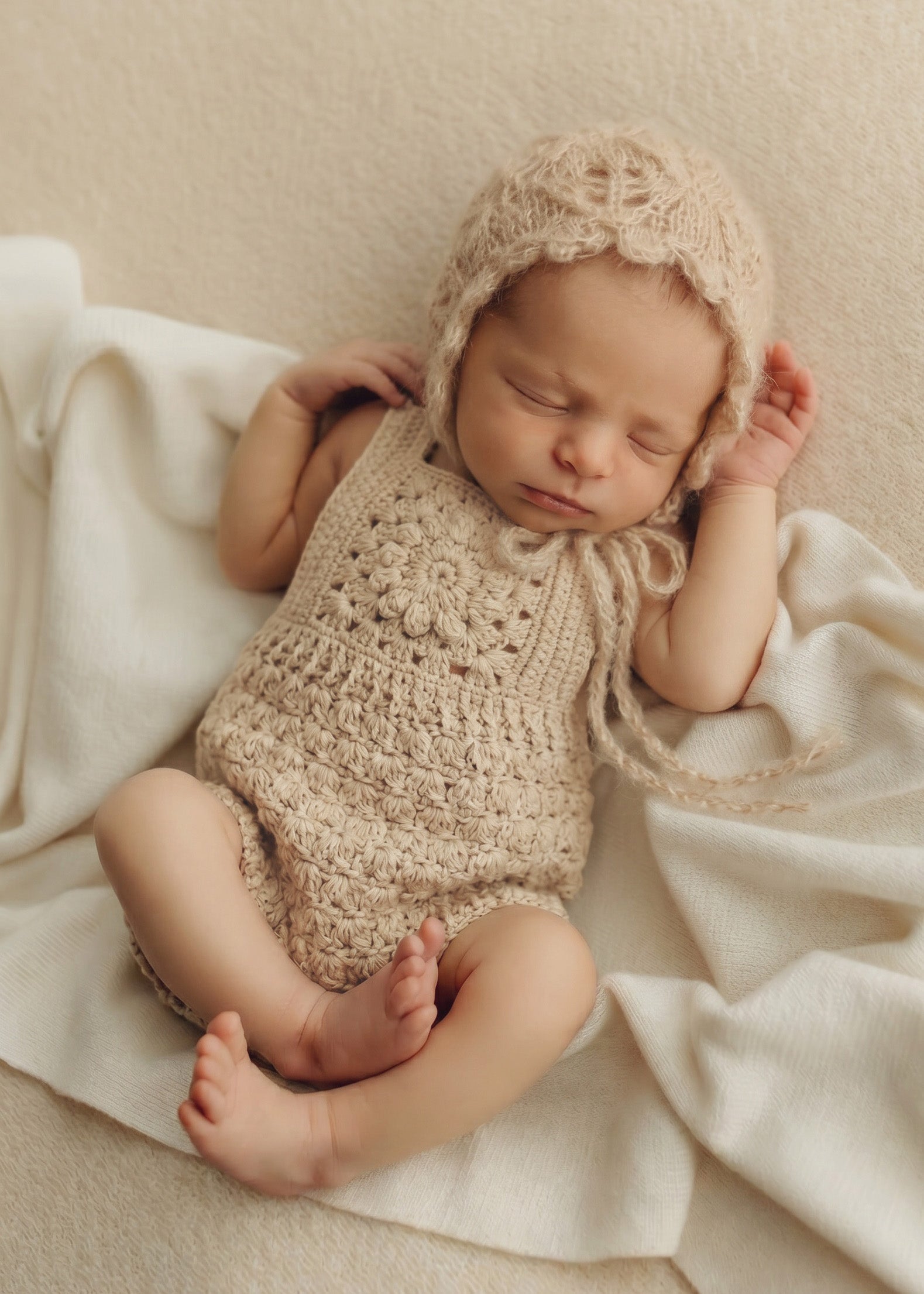 Newborn Photo Props_Sweetpea Mohair Bonnets.