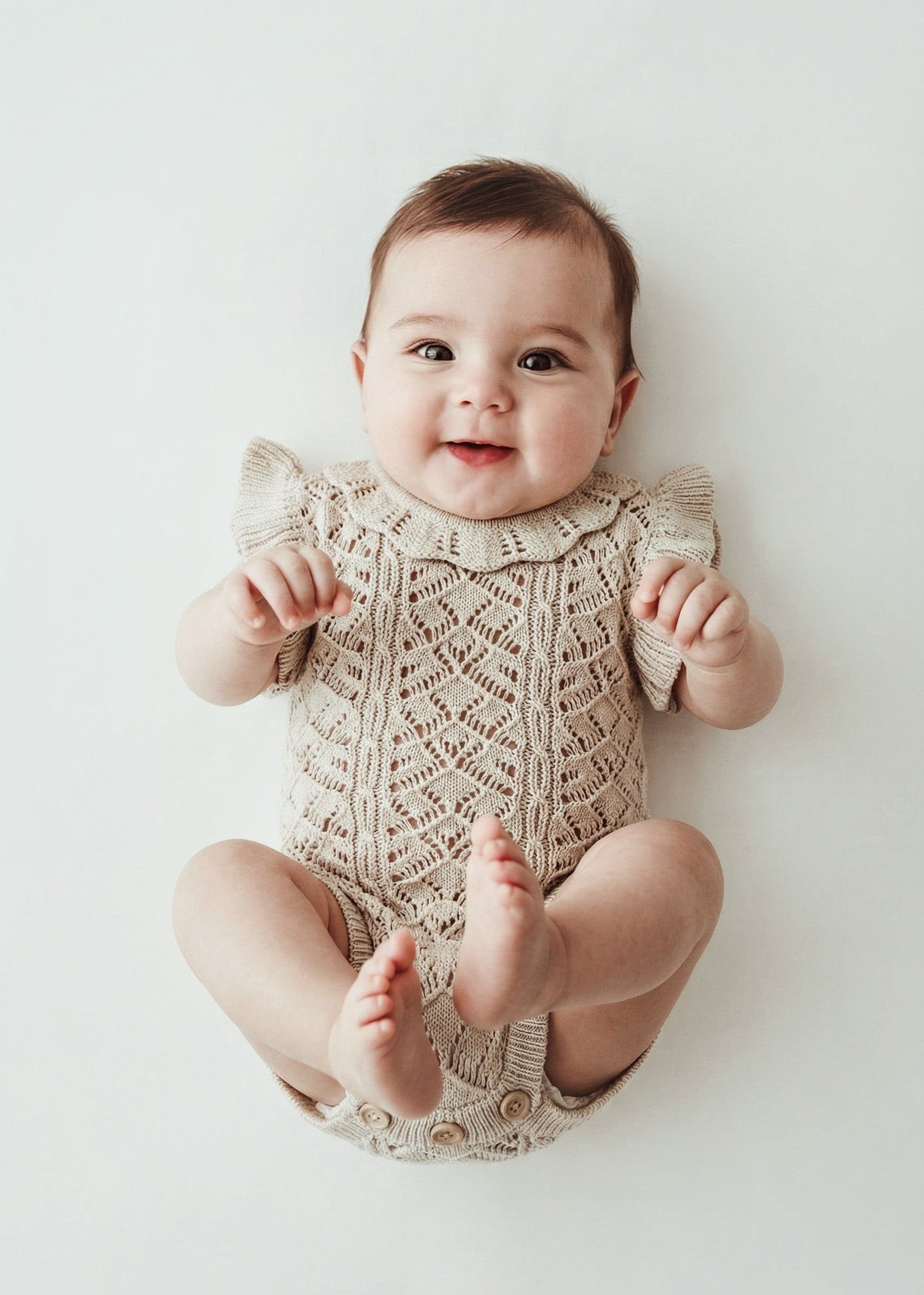 Charlotte Knit Rompers