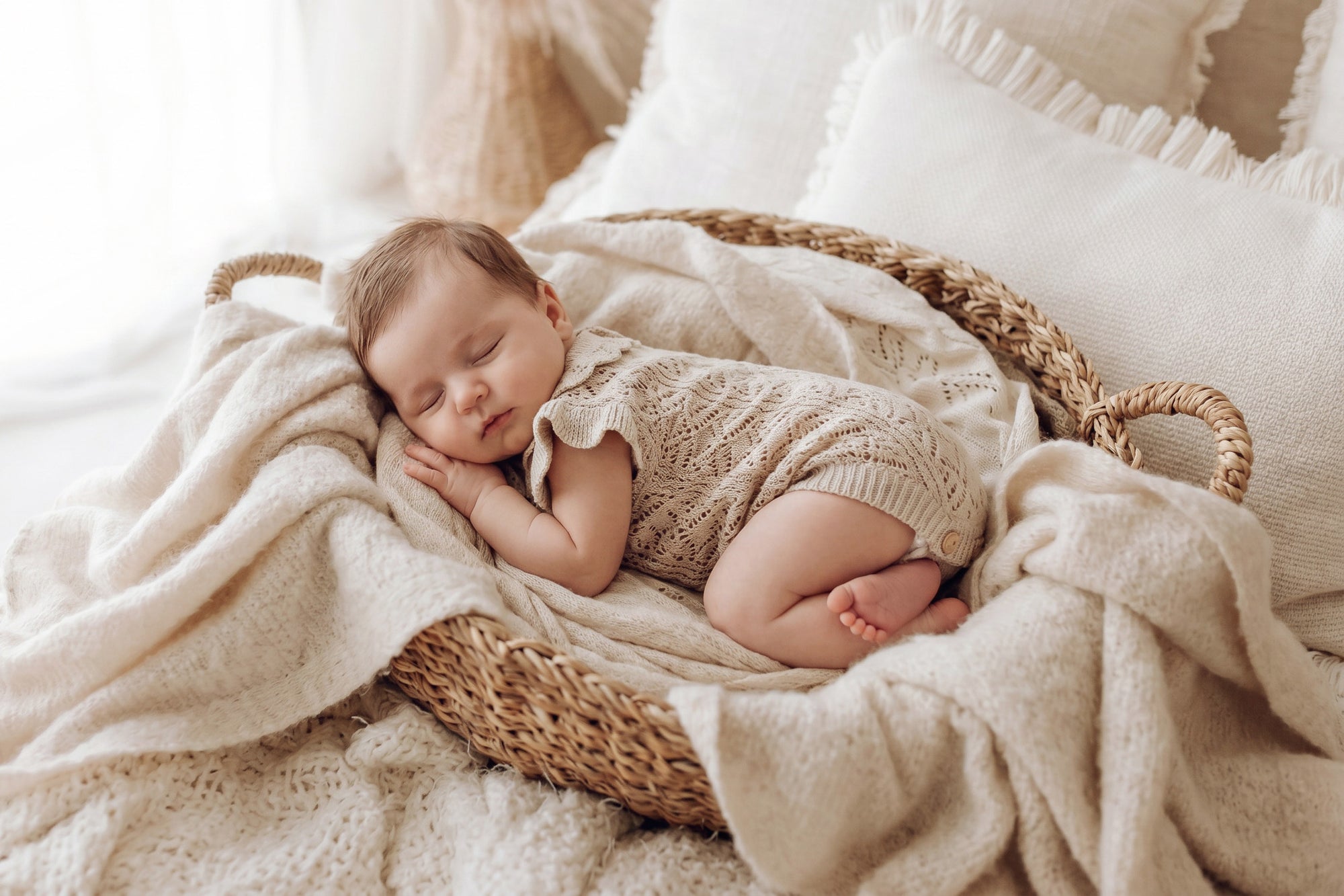 Charlotte Knit Rompers