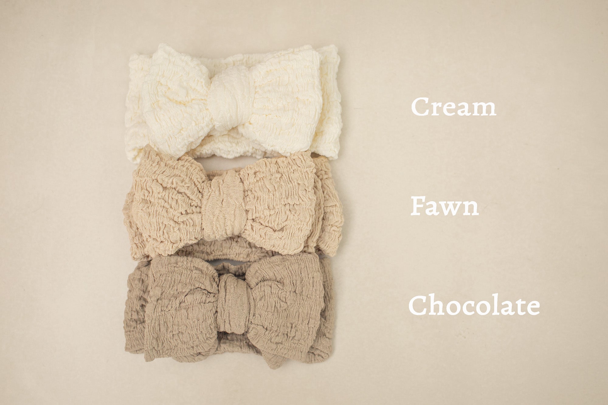 Crinkled Oversized Bow Headband