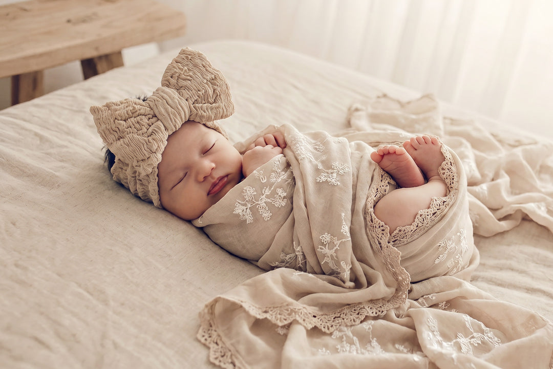 Crinkled Oversized Bow Headband