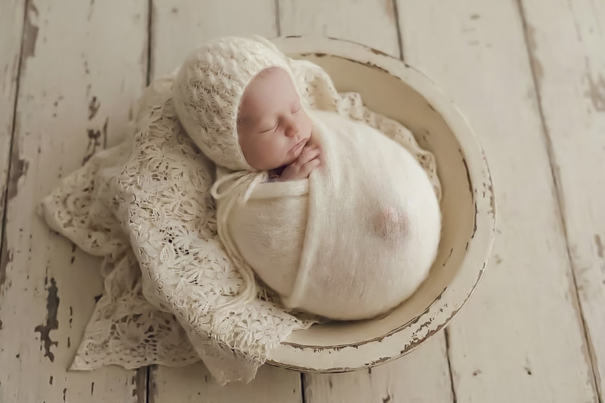 Elizabeth Angora Bonnets