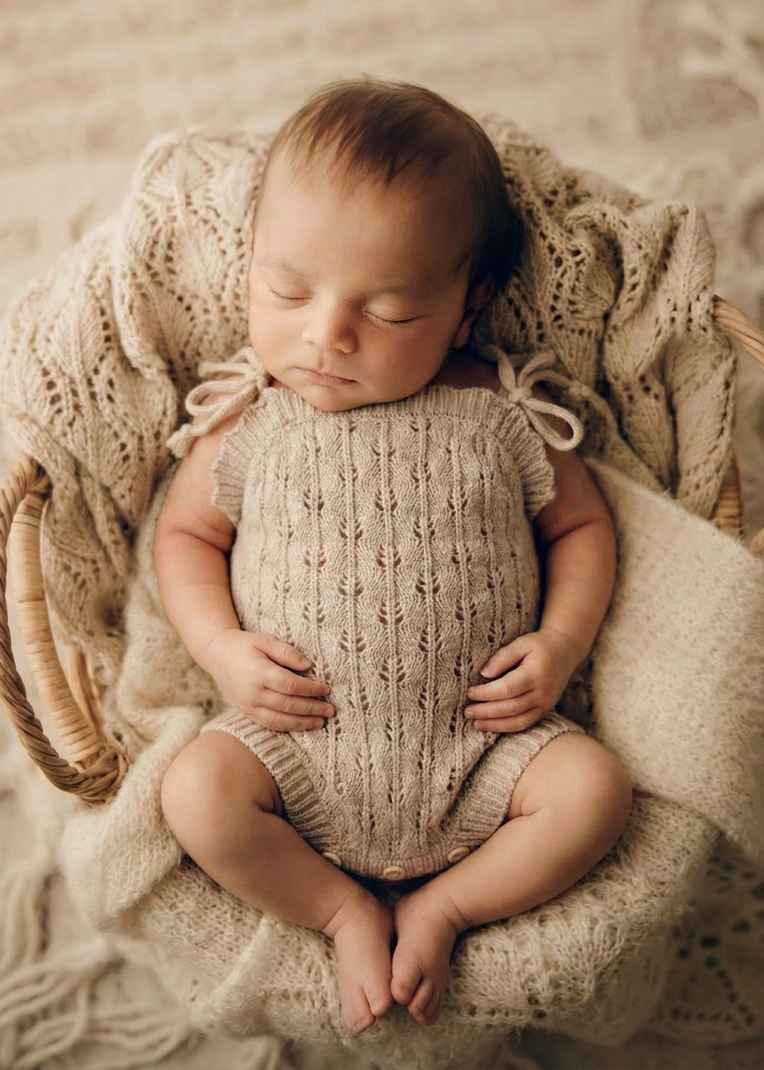Evie Knit Rompers
