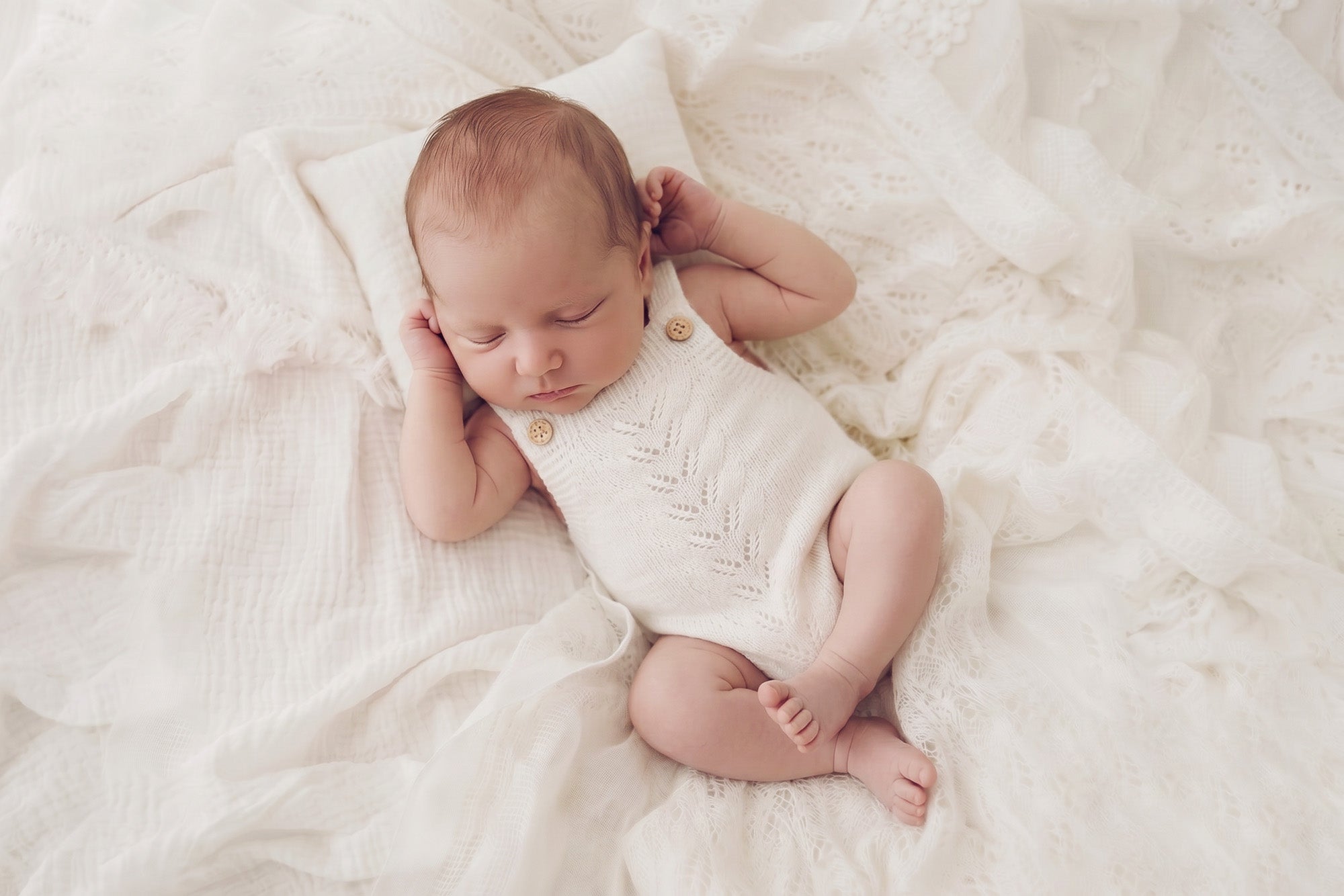 Hannah Knit Rompers