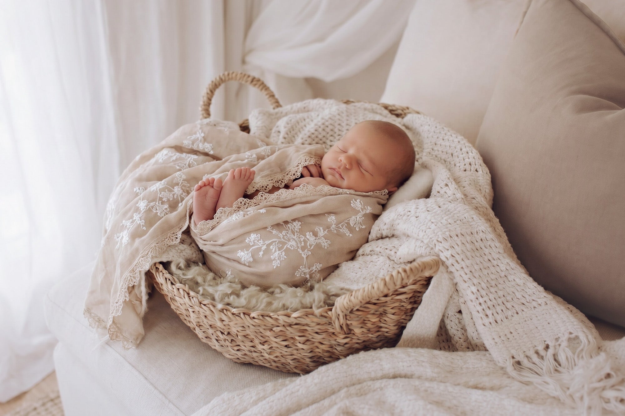 Newborn Photo Props_Jasmine Floral Wraps.