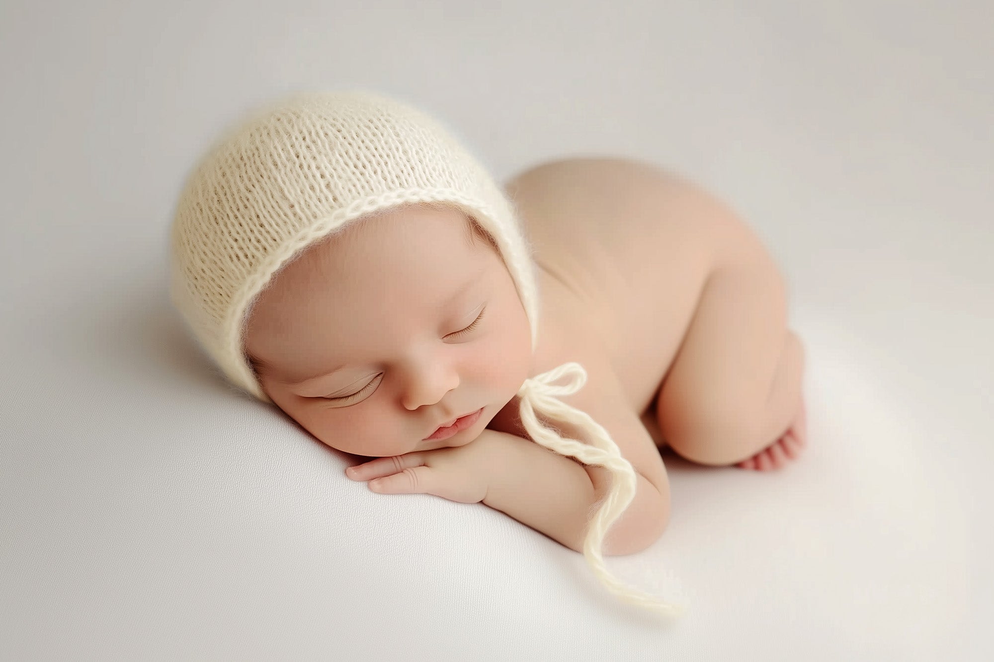 Plain Knit Bonnets