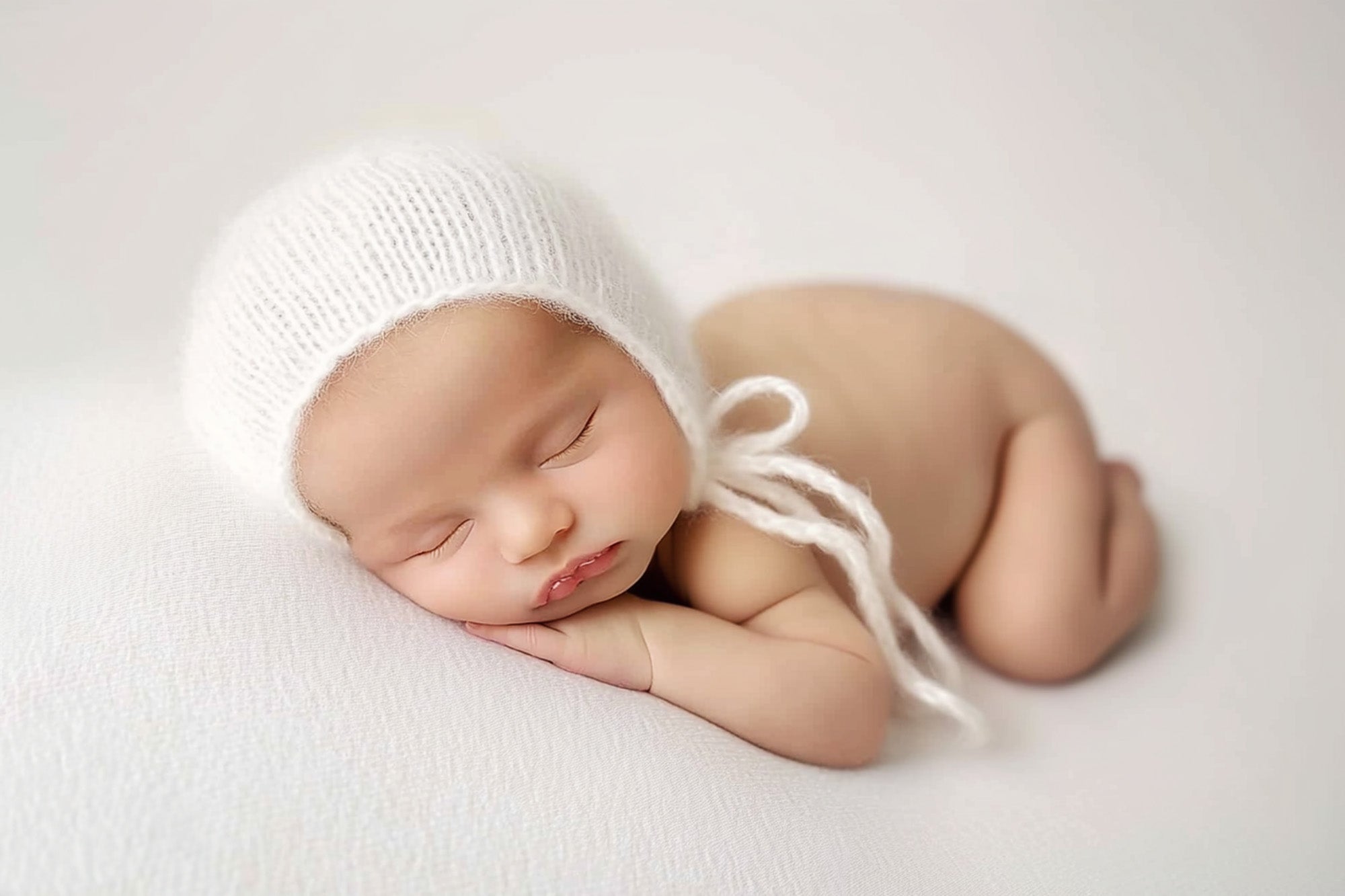 Plain Knit Bonnets