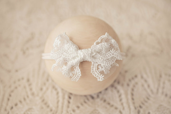 Sienna Lace Bow Headbands