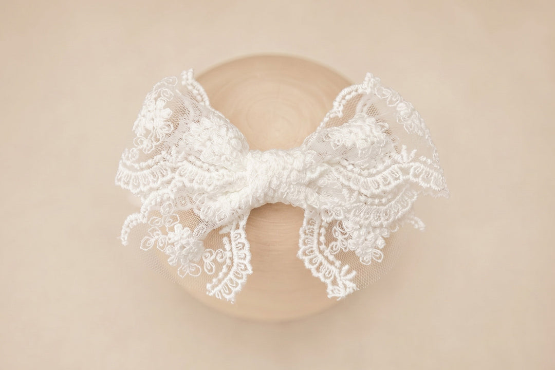 Sienna Lace Bow Headbands