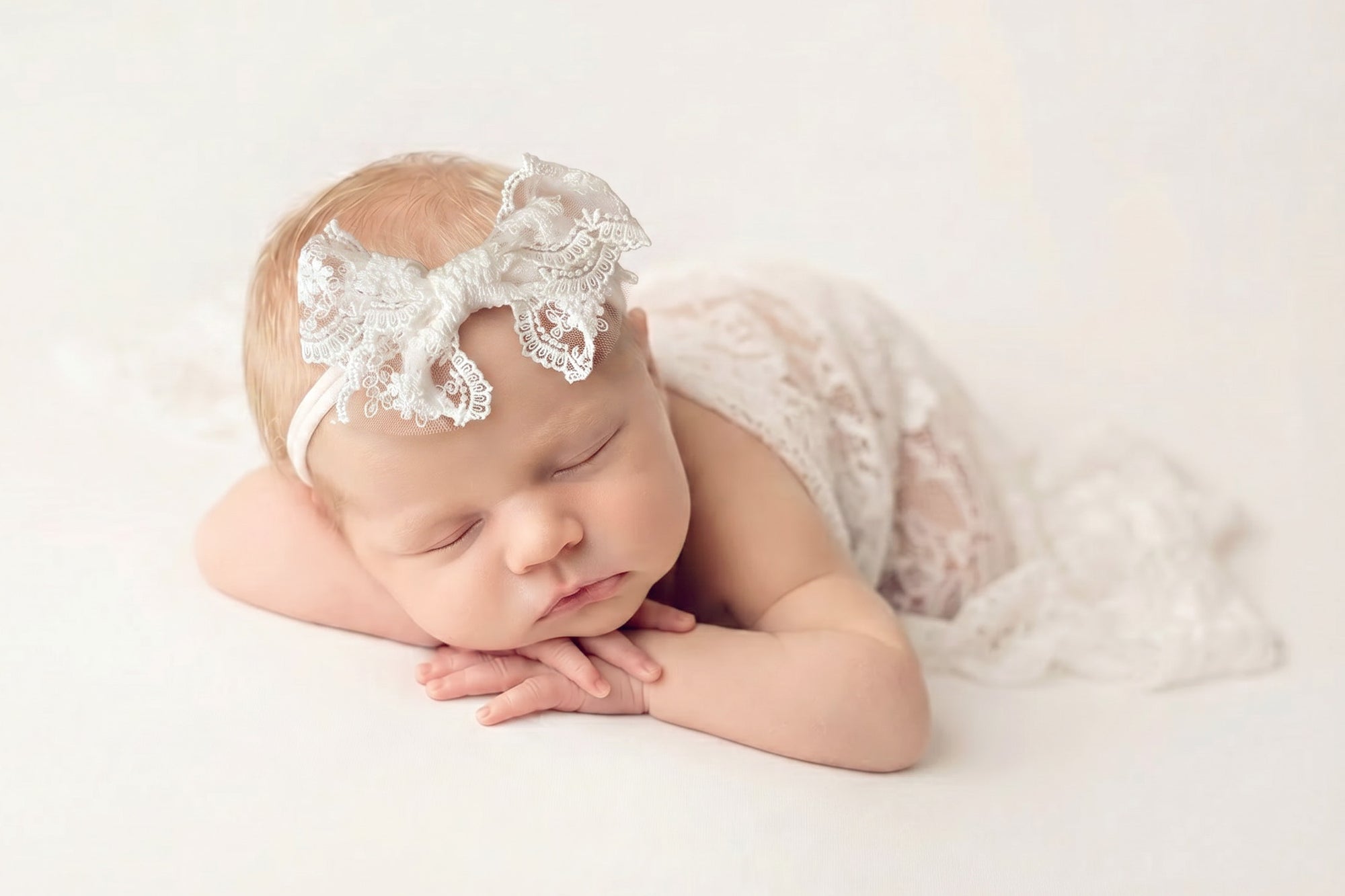 Sienna Lace Bow Headbands