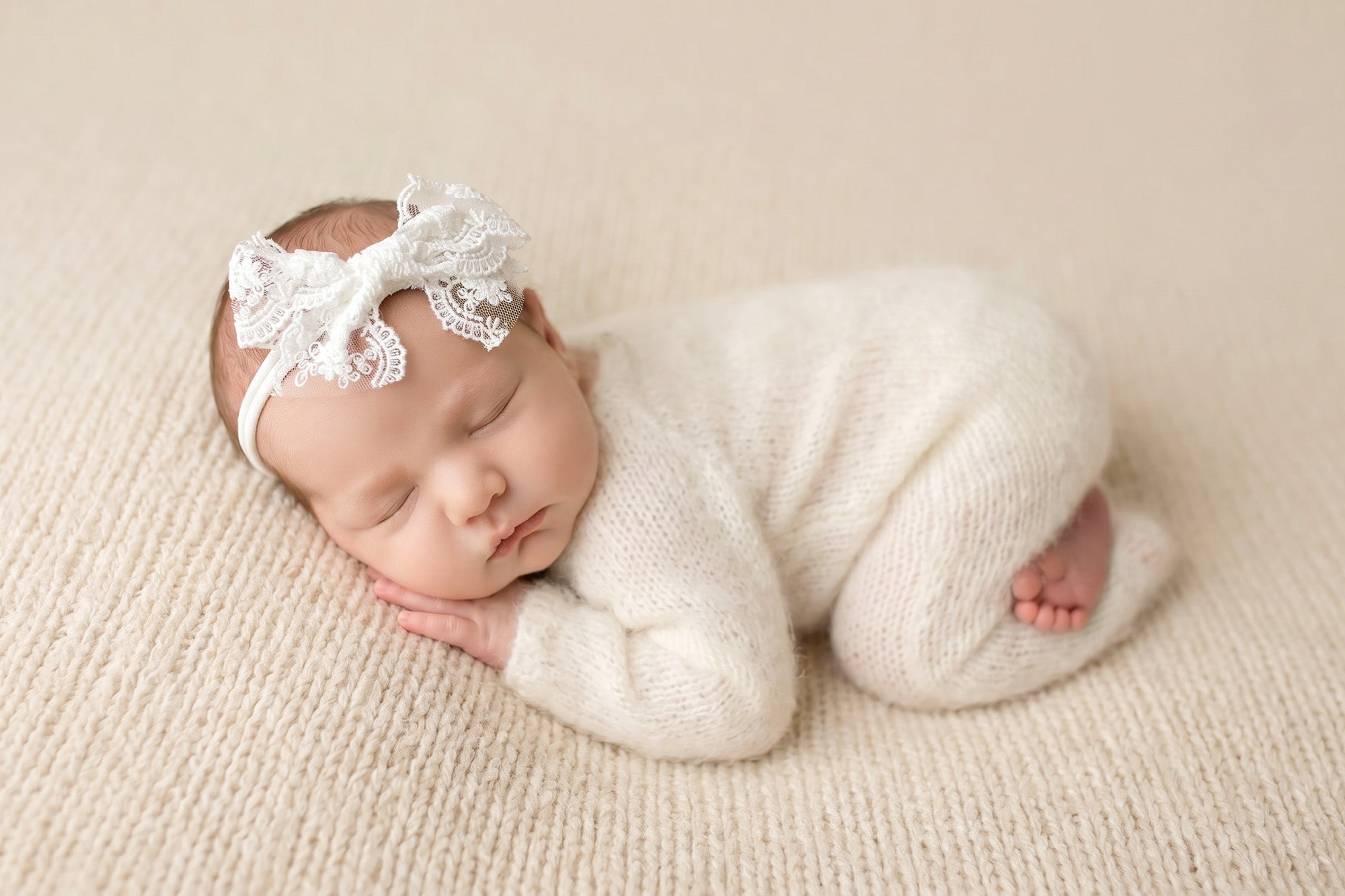 Sienna Lace Bow Headbands
