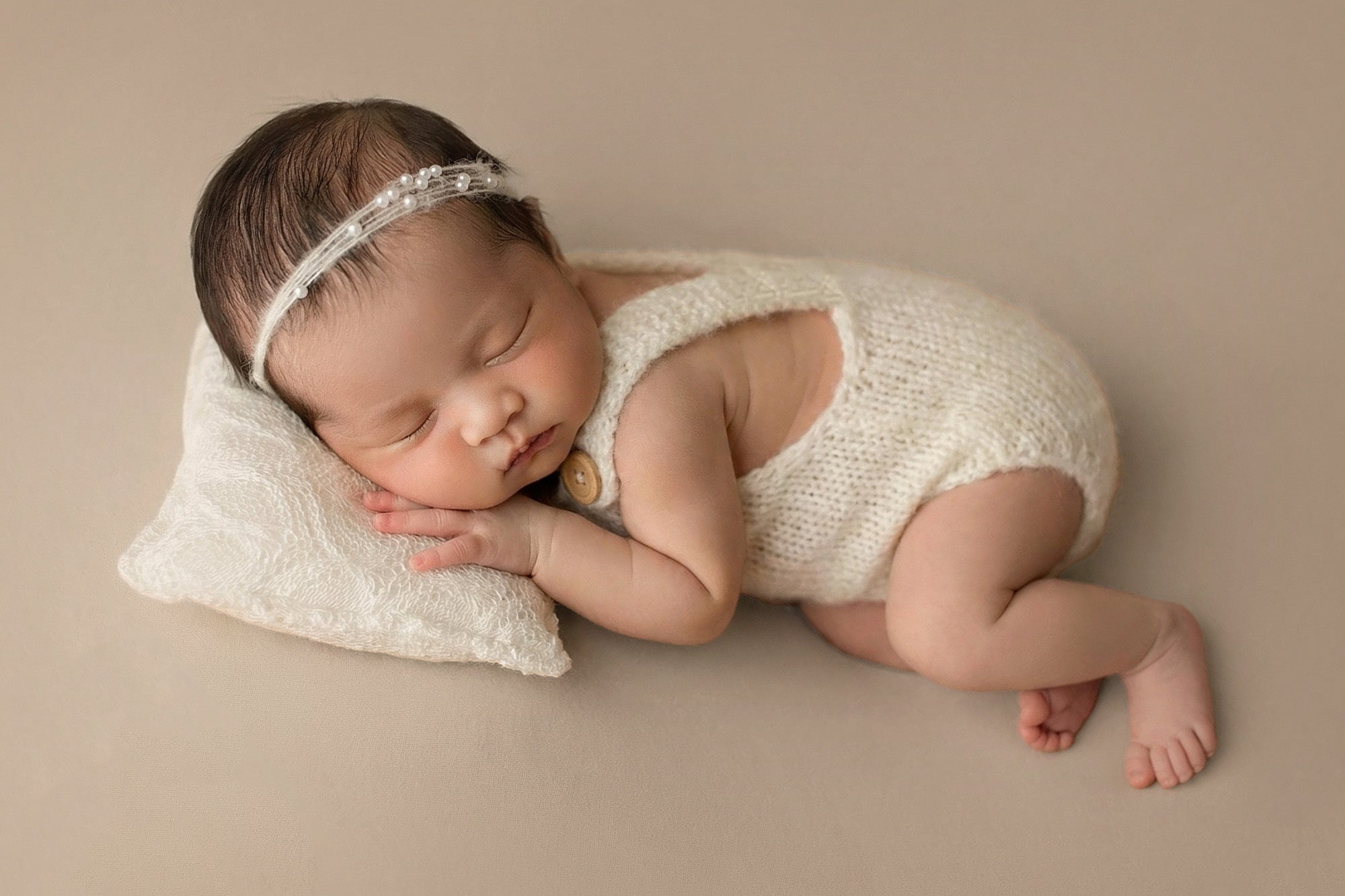 Speckled Knit Rompers