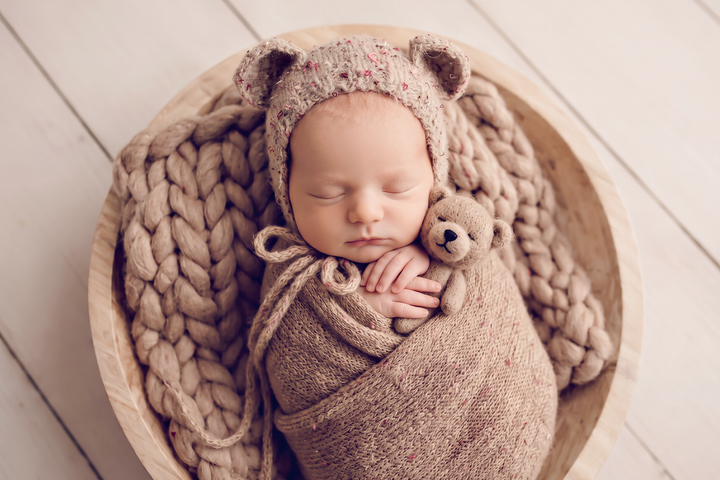 Speckled Teddy Bonnets