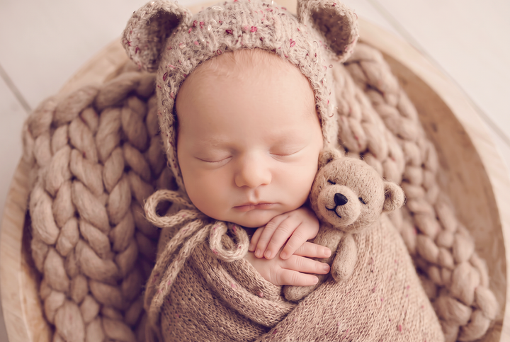 Speckled Teddy Bonnets