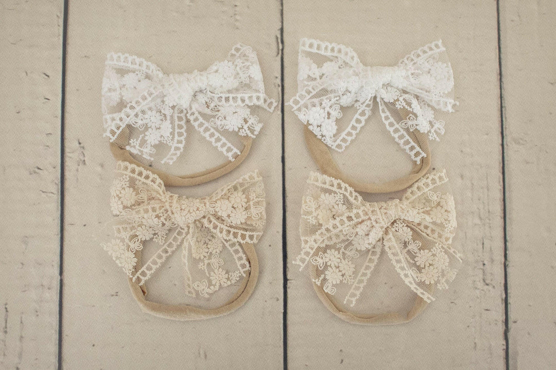 Matilda Lace Bow Headbands