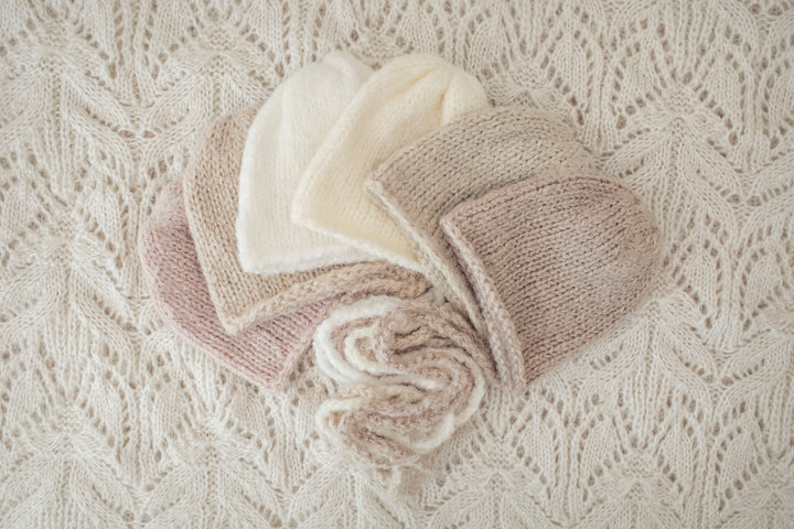 Plain Knit Bonnets