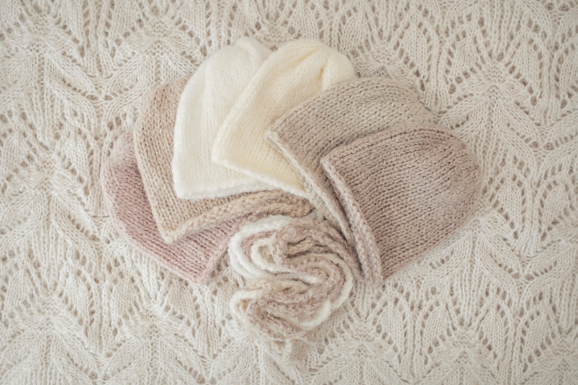 Plain Knit Bonnets