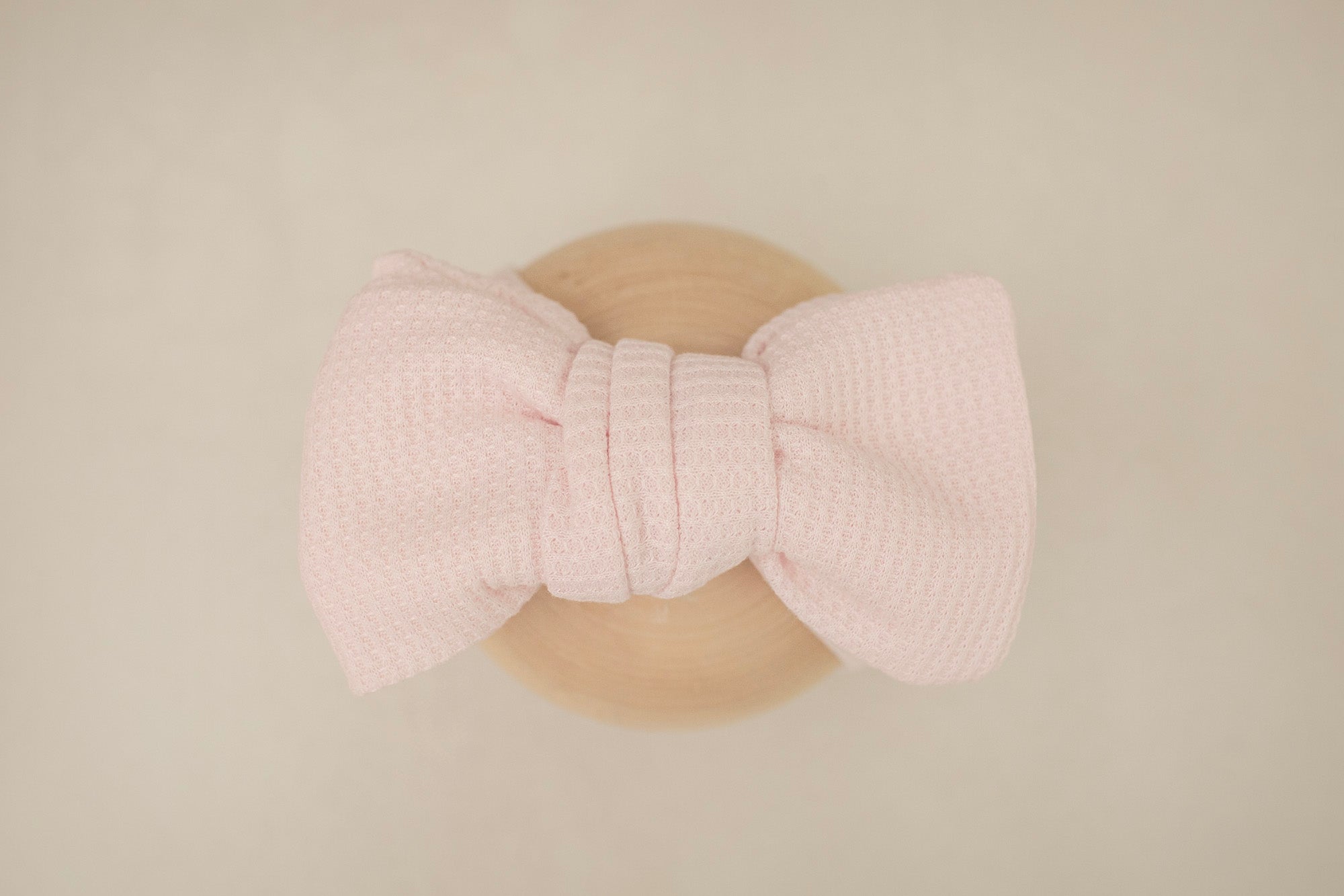 Waffle Oversized Bow Headband