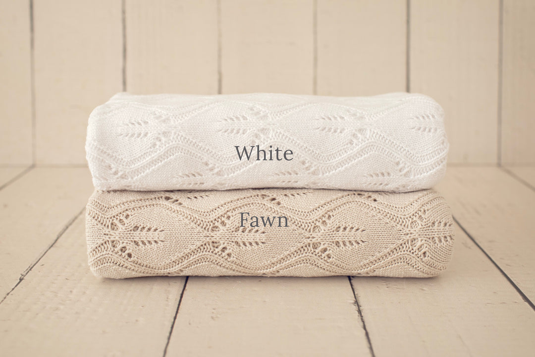 Newborn Photo Props_Eucalyptus Knit Blankets.