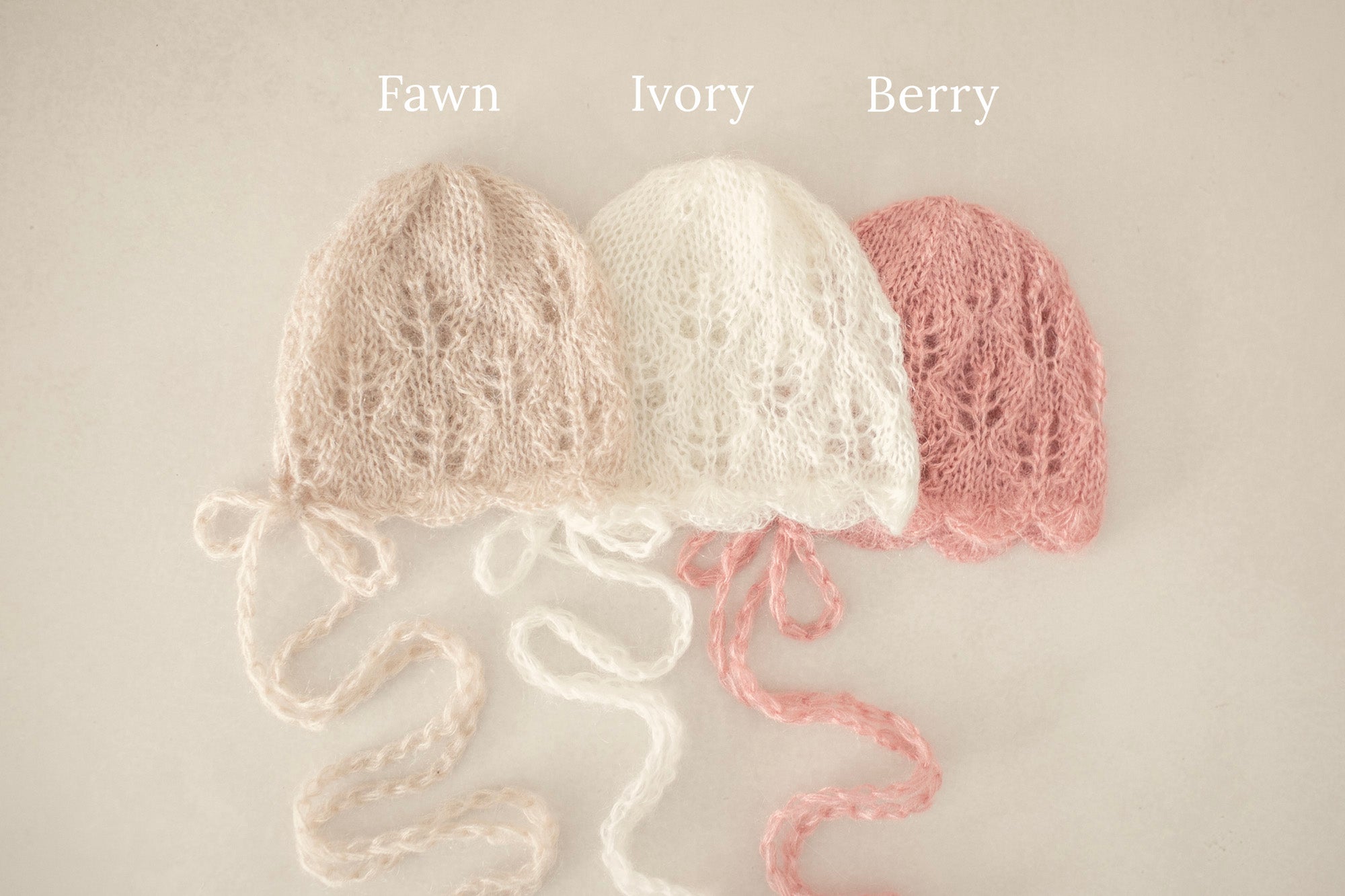 Sweetpea Mohair Bonnets