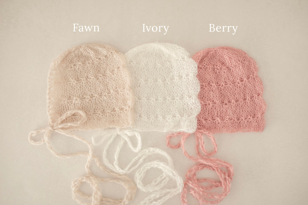 Celeste Mohair Bonnets
