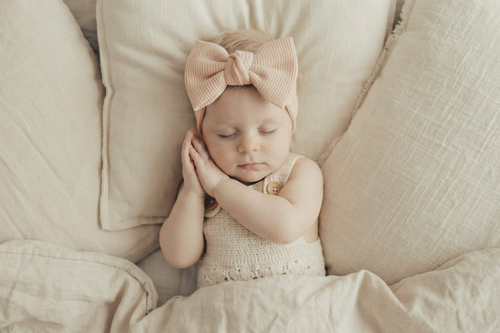 Waffle Oversized Bow Headband