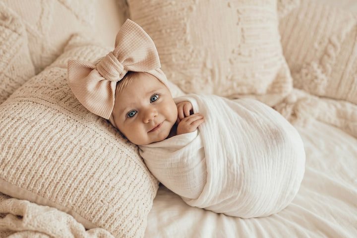 Waffle Oversized Bow Headband