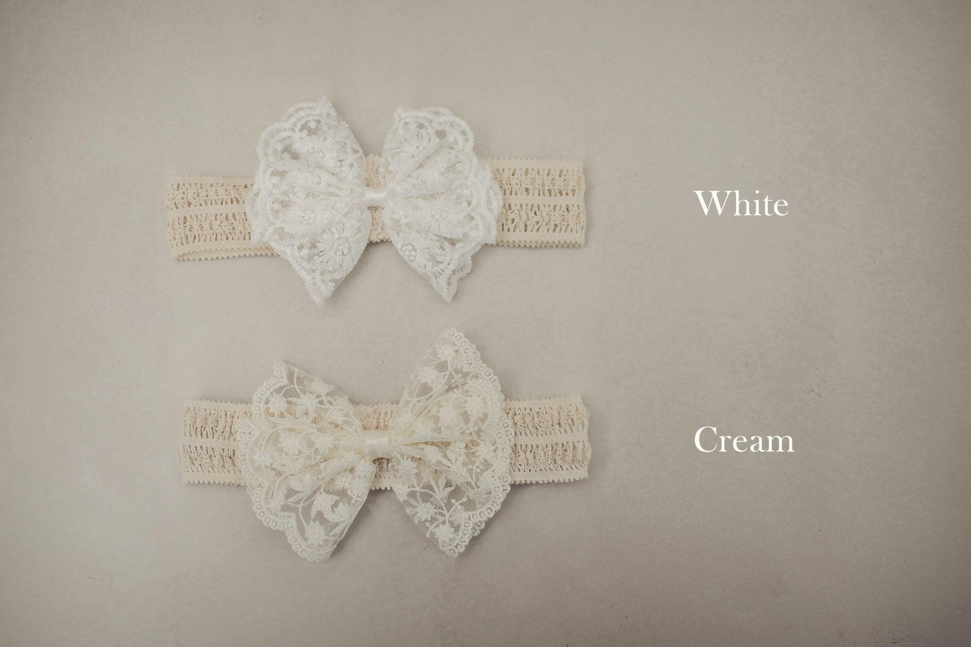 Amy Lace Bow Headbands