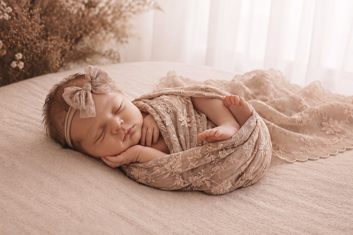 Saskia Lace Bow Headbands
