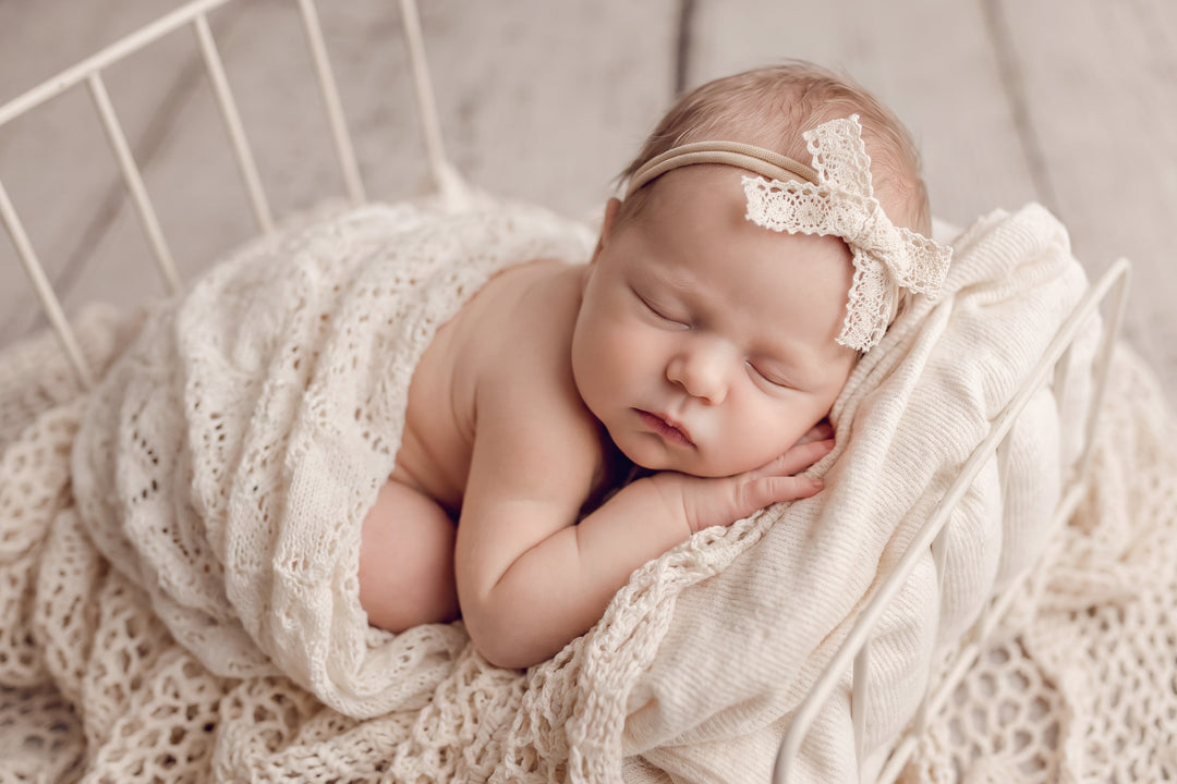 Essie Crocheted Lace Bow Headbands