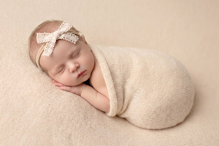 Essie Crocheted Lace Bow Headbands