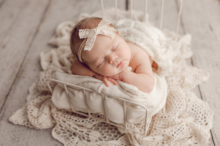 Essie Crocheted Lace Bow Headbands