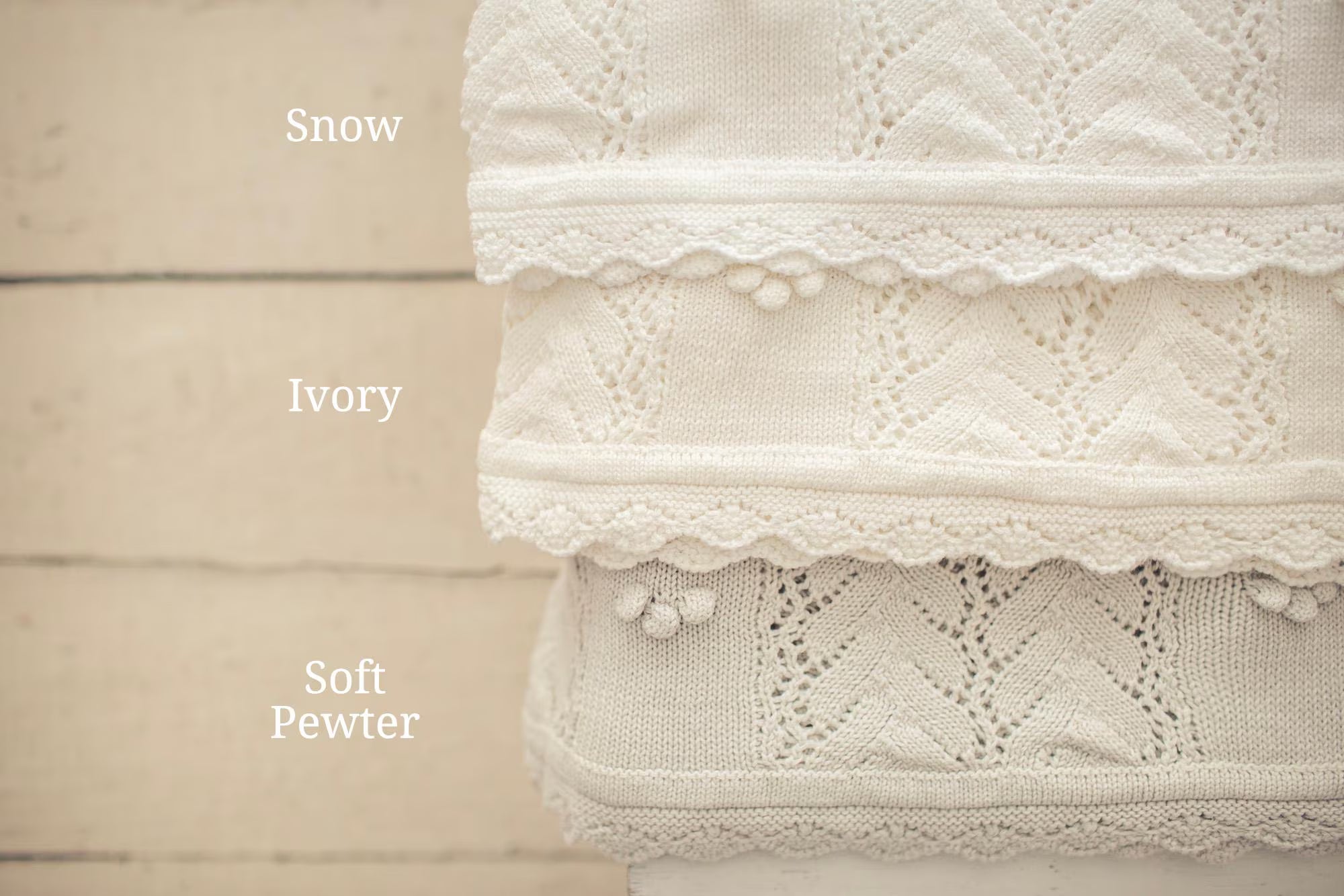Sweetpea Knit Blankets