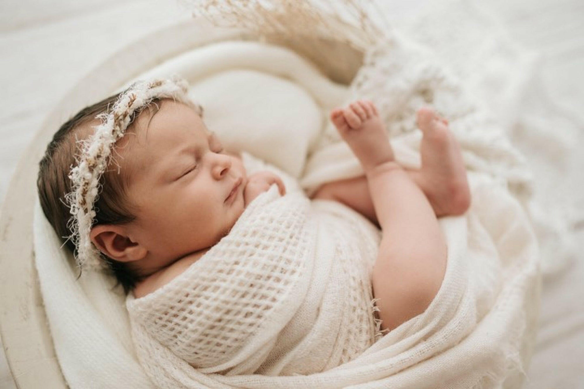 Fringed Woven Wraps - Newborn Photography Props - Princess & the Pea Props