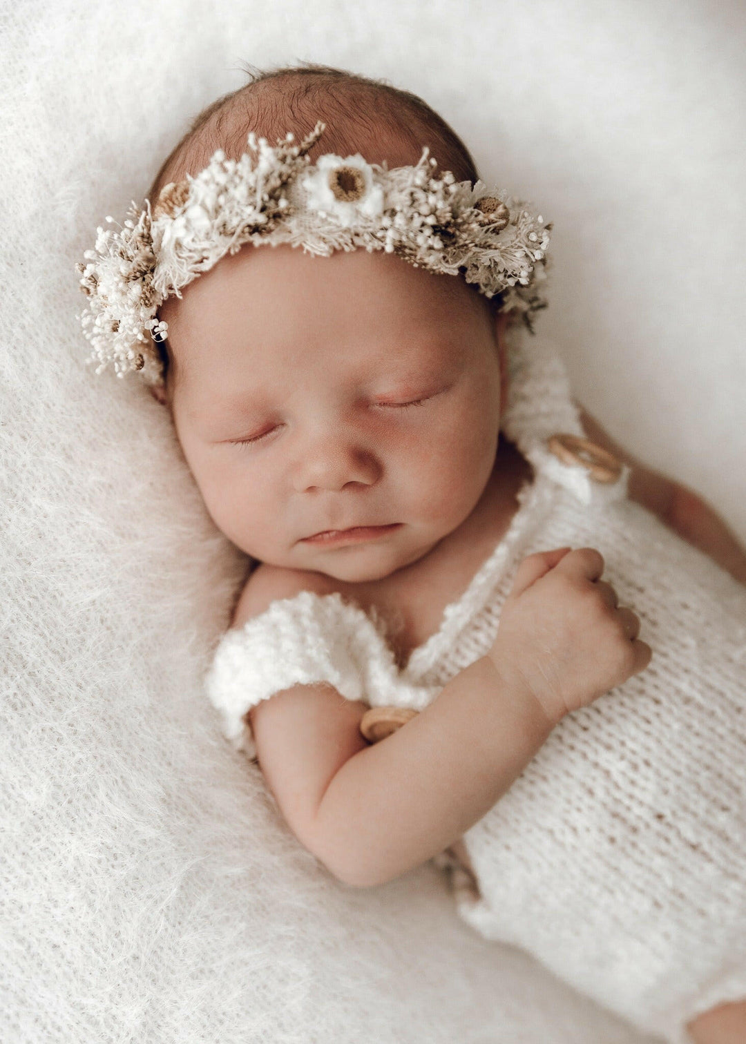 Speckled Knit Rompers - Newborn Photography Props