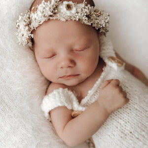Speckled Knit Rompers - Newborn Photography Props