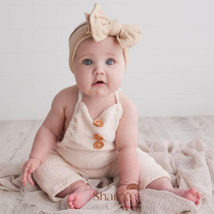 Boho Fabric Bow Headbands - Newborn Photography Props
