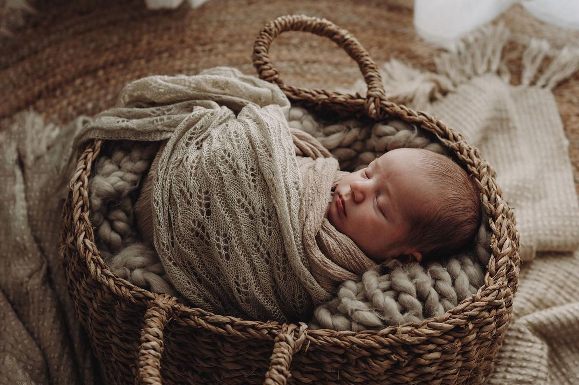 Vintage Mohair Wraps - Newborn Photography Props - Princess & the Pea Props