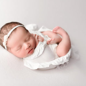 Bamboo Ruffle Wraps - Newborn Photography Props - Princess & the Pea Props