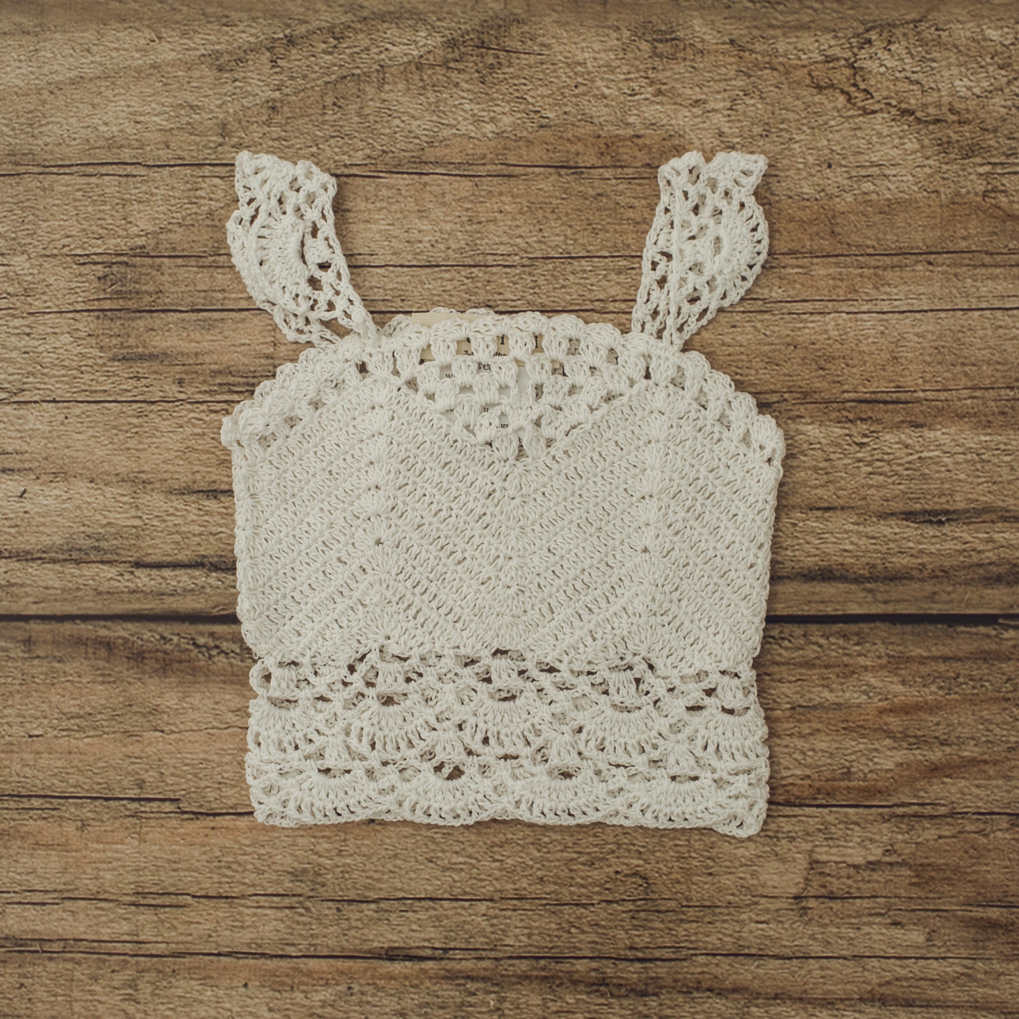 Isla Crochet Set - Milk - Newborn Photography Props - Princess & the Pea Props
