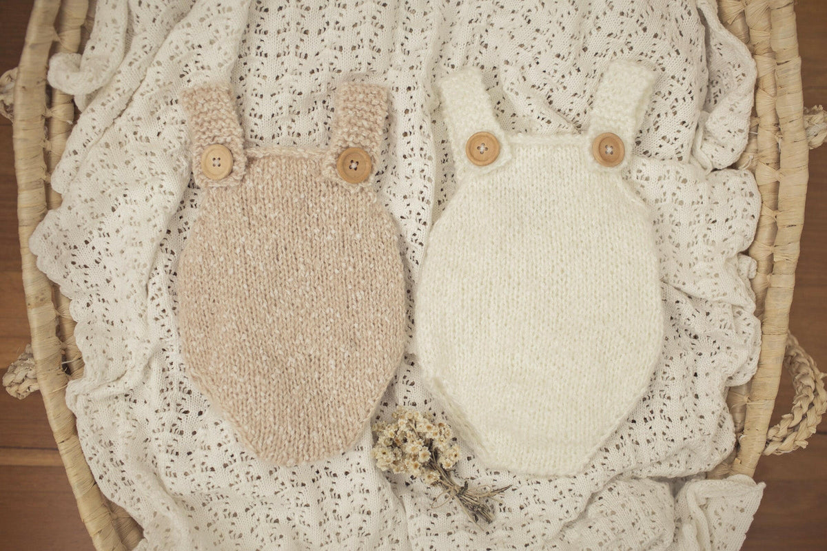 Speckled Knit Rompers - Newborn Photography Props